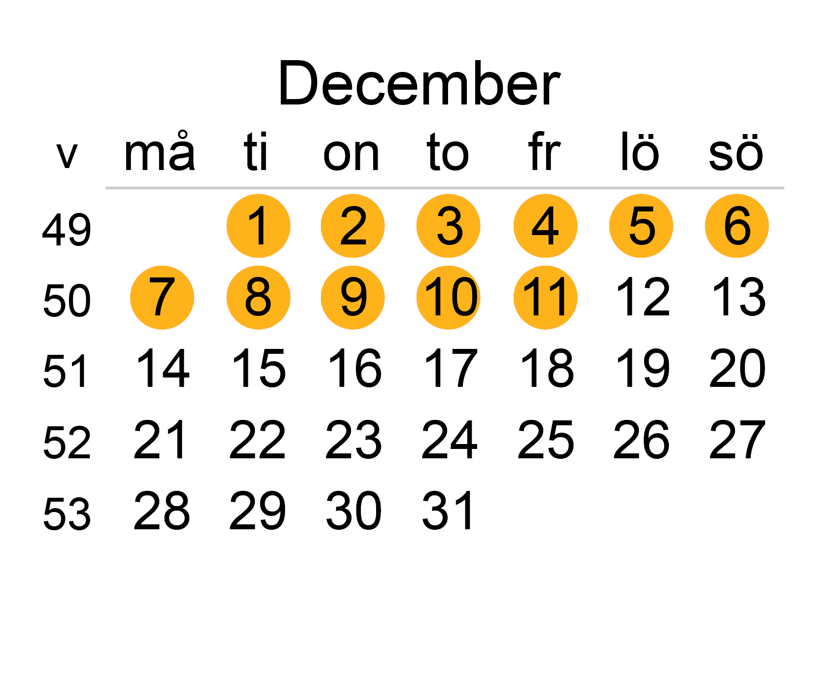 december