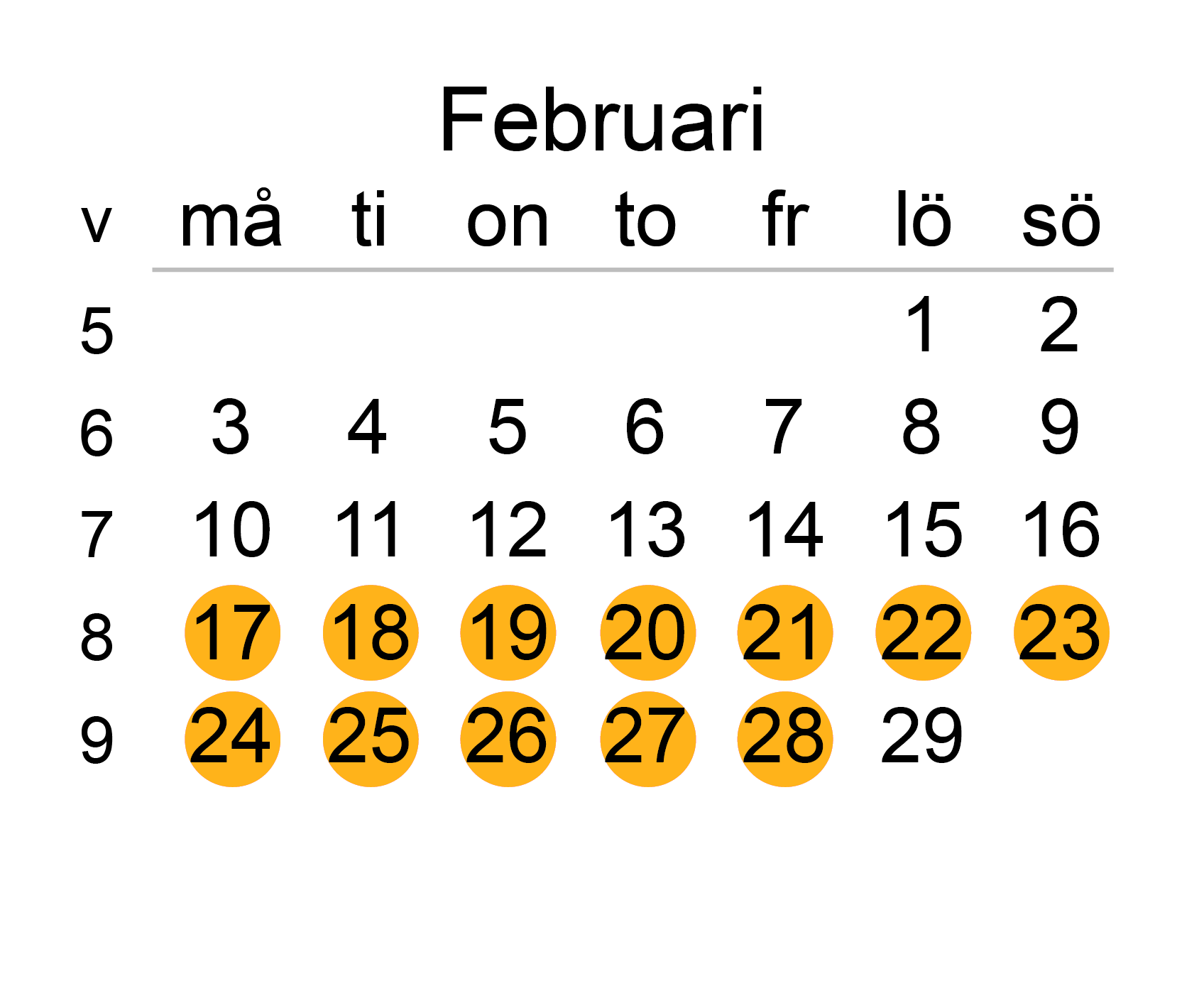 februari